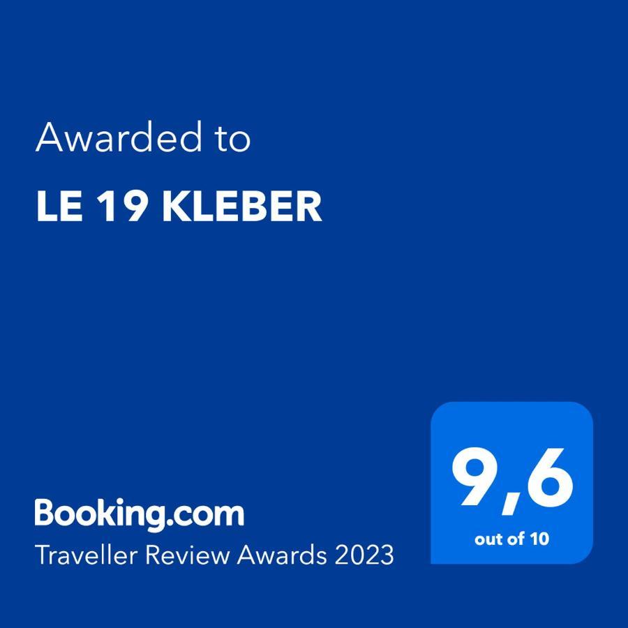 Le 19 Kleber Climatise Leilighet Colmar Eksteriør bilde